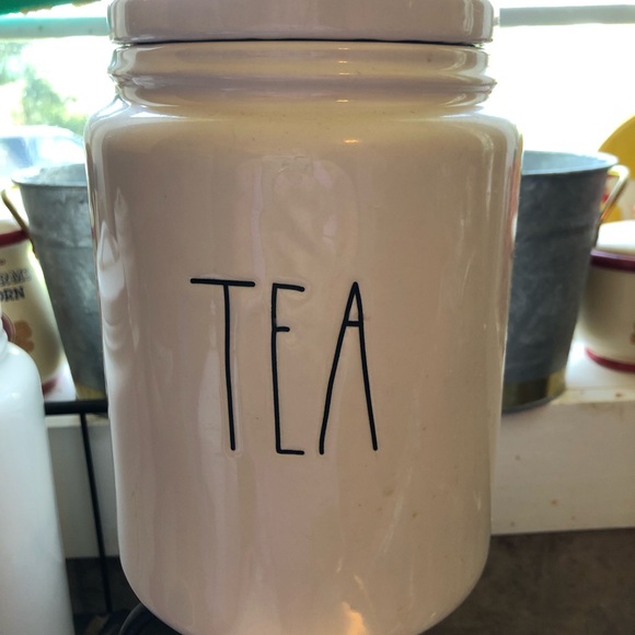Rae Dunn tea canister